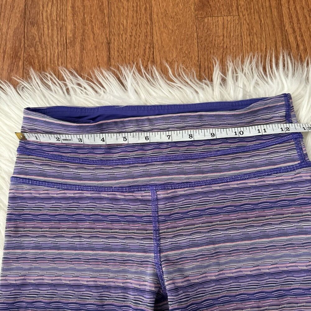 Lululemon Cropped Leggings Women’s Run Inspire Crop II Luxtreme Space Dye Size 4 - Picture 10 of 12